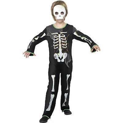 Skelett Kostüm Kinder 4-6