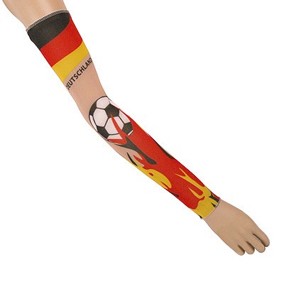 Tatto Ärmel Deutschland Flammen Fußball