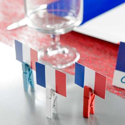 Frankreich Gartenflagge 30,5 X 45,7 Cm – Doppelseitig, Jute-Material, Für Draußen & Drinnen, DIY-Dekoration