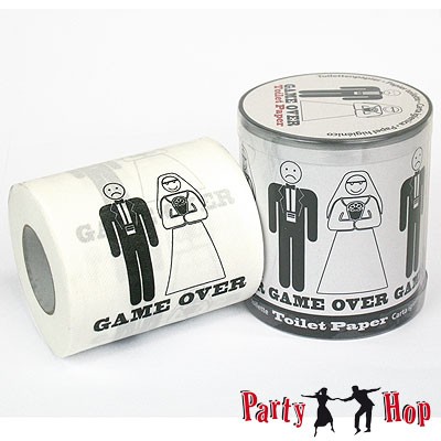 Toilettenpapier Hochzeit Game Over