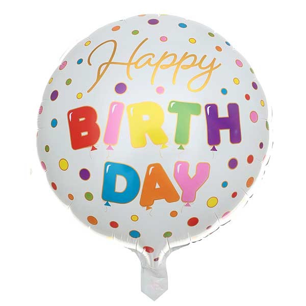 Geburtstags Folienballon Happy Birthday Balloon