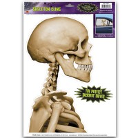 Auto-Fensterbild Skelett Auto-Fensterbild Skelett