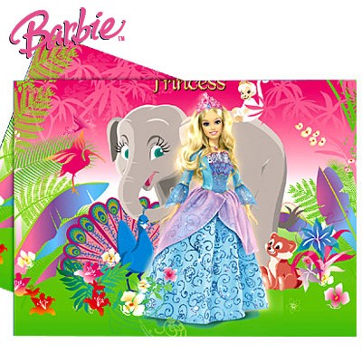 Plastiktischdecke Barbie Island Princess