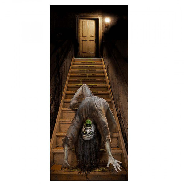Halloween Poster Dämon auf Treppe 06309
