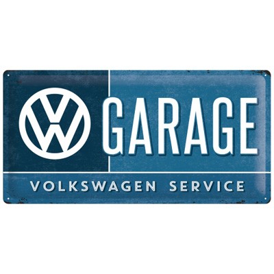 Blechschild VW Garage
