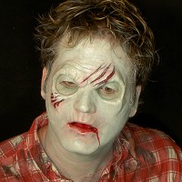 Zombiemaske Halbmaske Zombiemaske Halbmaske