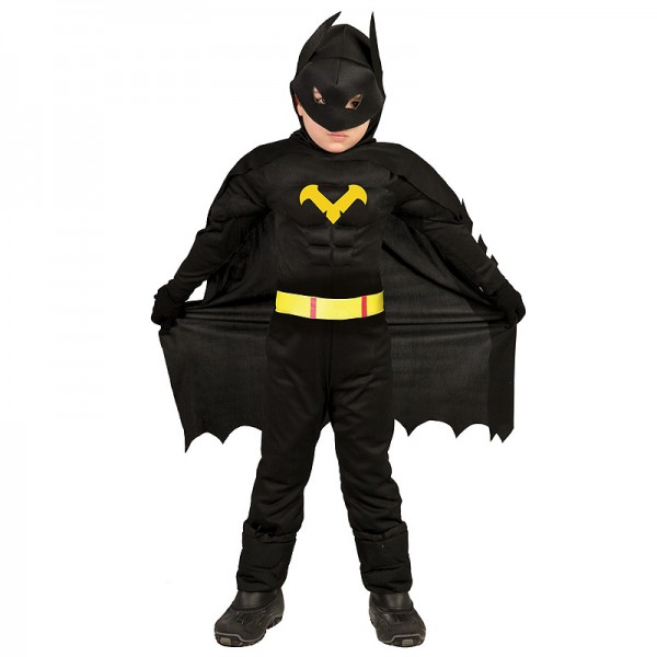 Superheldenkostüm Dark Hero Kinder 10 bis 12 Jahre