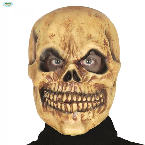 Totenkopf-Vollmaske Latex