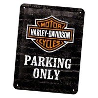 Blechschild Harley-Davidson Parking Only Blechschild Harley-Davidson Parking Only