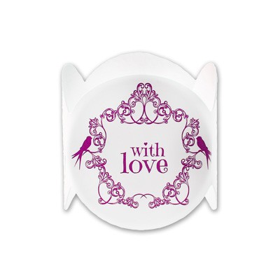 Serviettenringe With Love rosa