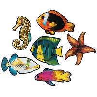 Partydeko Tropenfische Partydeko Tropenfische