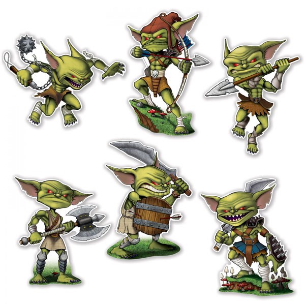 Partydeko-Set wilde Goblins