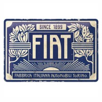 Blechschild Fiat 1899 30x20cm Blechschild Fiat 1899 30x20cm