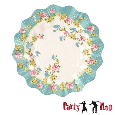 Pappteller Shabby Chic klein