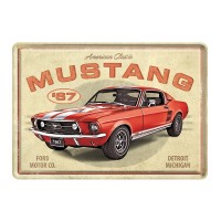 Blechpostkarte Ford Mustang GT Blechpostkarte Ford Mustang GT
