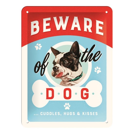 Blechschild Beware of the Dog