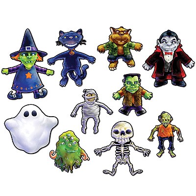 Deko-Set Halloween Figuren Kinder