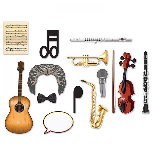 Foto Fun Requisiten Set Musik