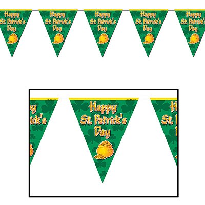 Wimpelgirlande Happy St. Patricks Day