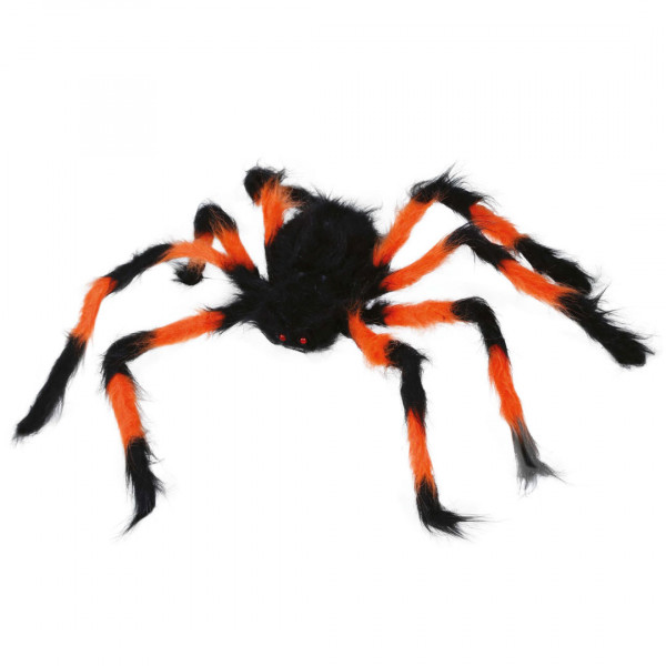 Halloweendeko Riesenspinne schwarz orange 6400