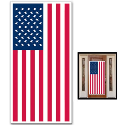 Türposter Wanddeko Amerikanische Flagge