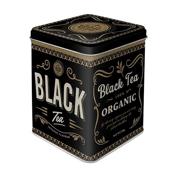 Teedose Black Tea Nostalgic Art Blechdose