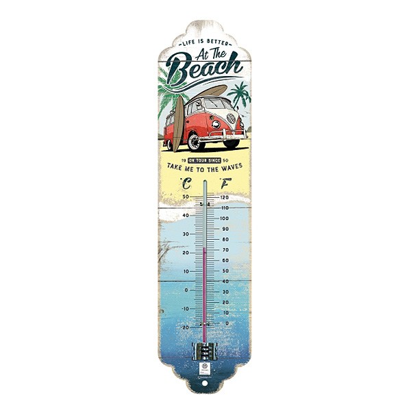 VW Bus Bulli Beach Thermometer