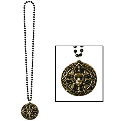 Piratenkette mit Münzmedallion
