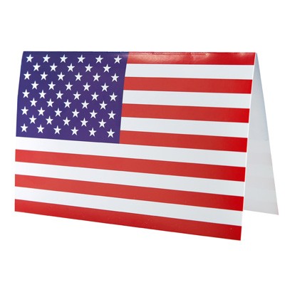 Karten USA Flagge zum Beschriften