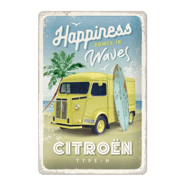 Blechschild Citroen Type H 20x30cm