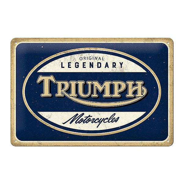 Blechschild Triumph Motorcycles 30x20cm