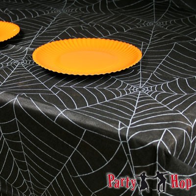 Vlies-Tischdecke Spinnennetz
