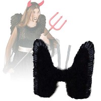 Engelsflügel Feder-Flügel schwarz Engelsflügel Feder-Flügel schwarz