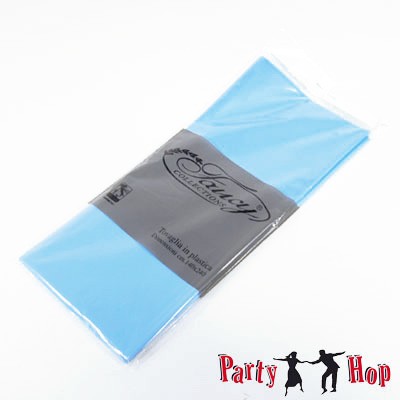 Plastik-Tischdecke hellblau