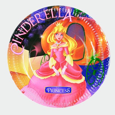 Pappteller Cinderella Prinzessin