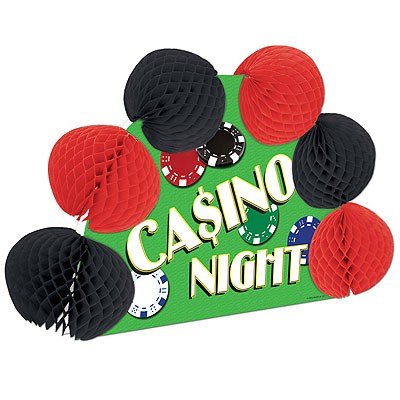 Tischdeko Casino Night 