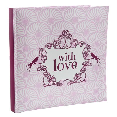 Gästebuch With Love rosa