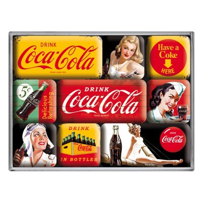 Magnet-Set Coca-Cola Yellow Mix