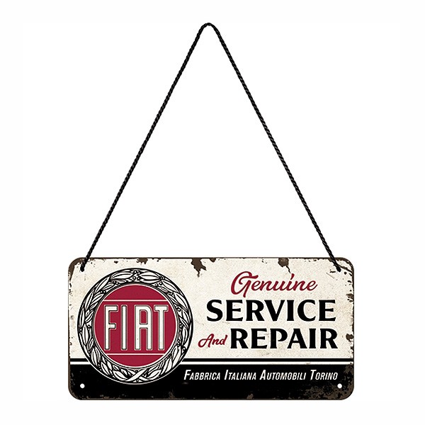 Hängeschild Fiat Service and Repair