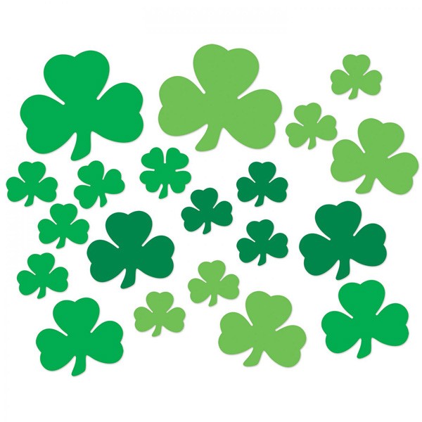 Irland Partydeko 20 Kleeblätter