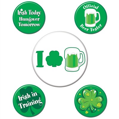 Ansteck-Buttons St. Patricks Day