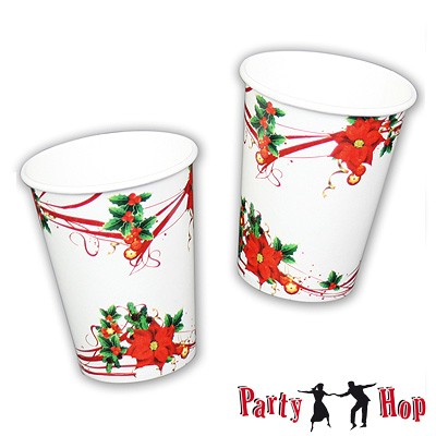 Pappbecher Weihnachtsstern