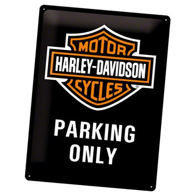 Blechschild Harley-Davidson Parking Only