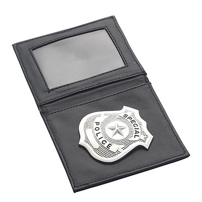 Polizeiabzeichen mit Etui