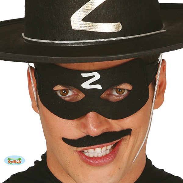 Maske Zorro Bandit schwarz Z