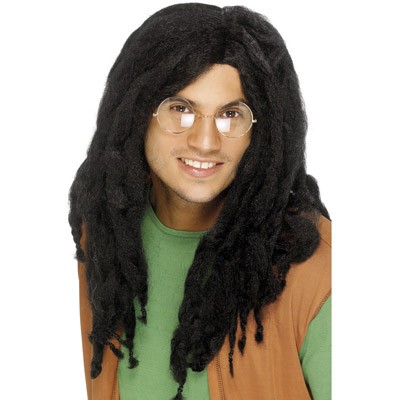 Perücke Dreadlocks schwarz