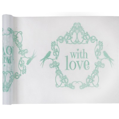 Tischläufer With Love mint