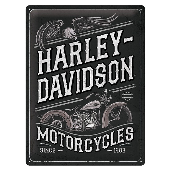 Blechschild Harley Davidson Motorcycles 30x40