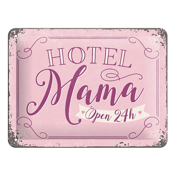 Blechschild Hotel Mama