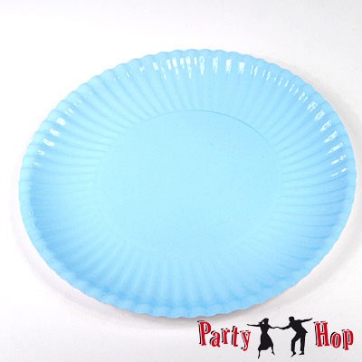 Pappteller hellblau